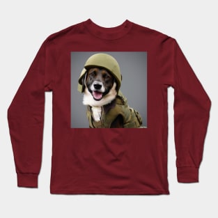 perro soldado Long Sleeve T-Shirt